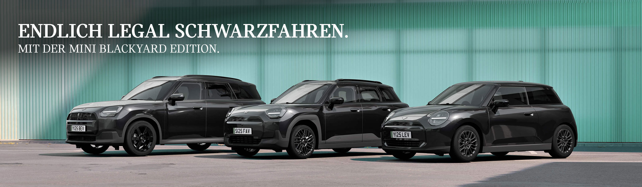 MINI Blackyard Angebote Banner Startseite